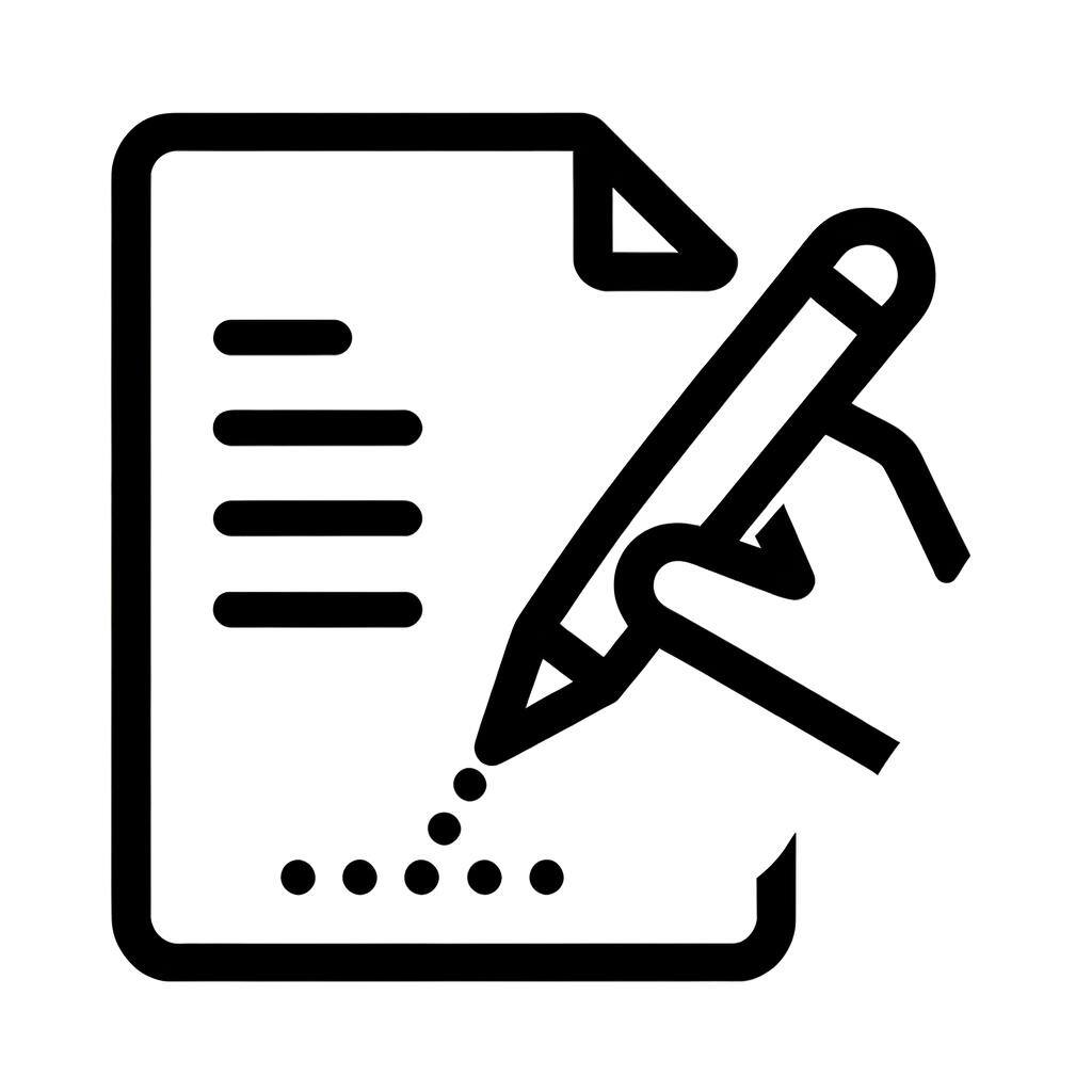 sign contract icon