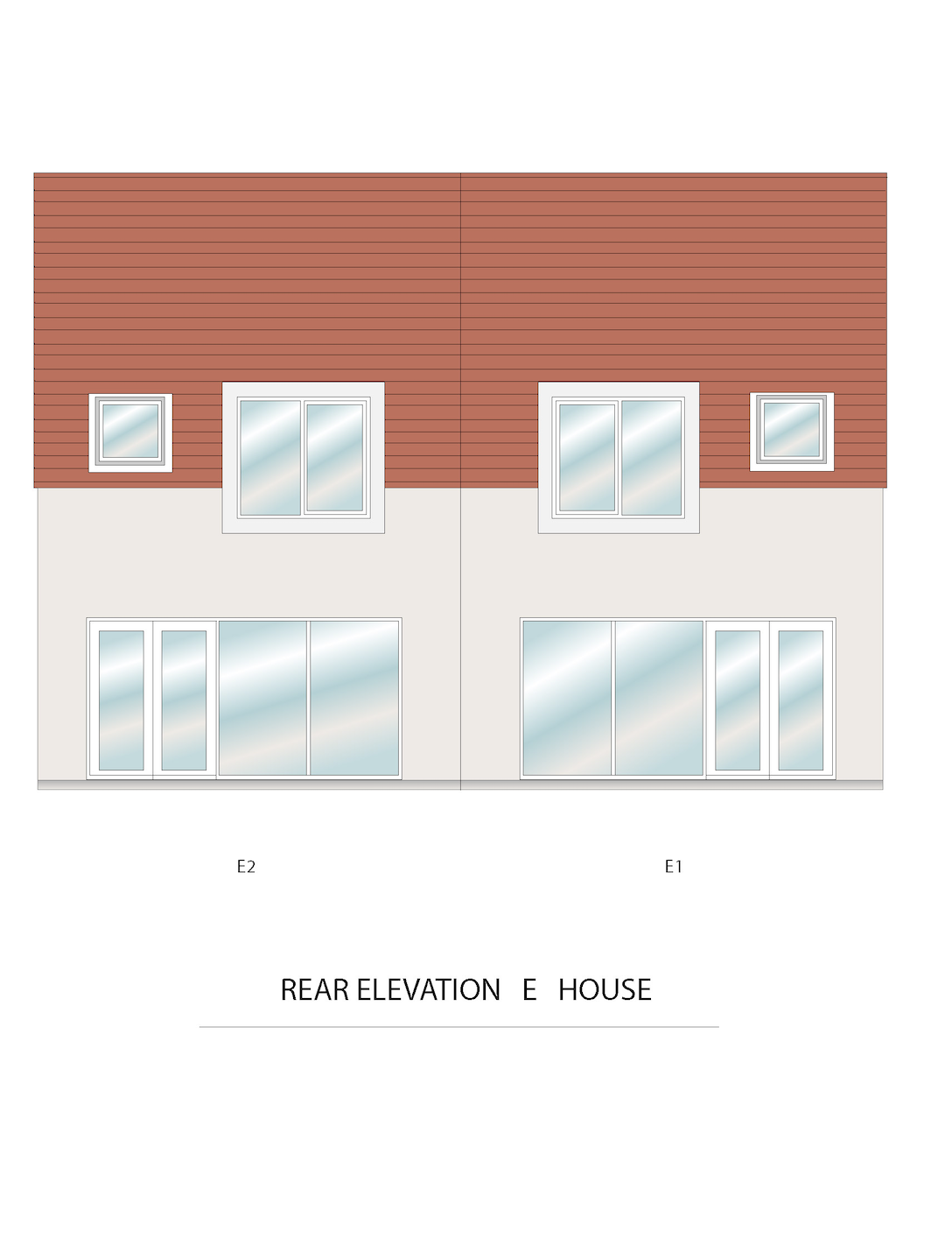 E  Rear Elevation